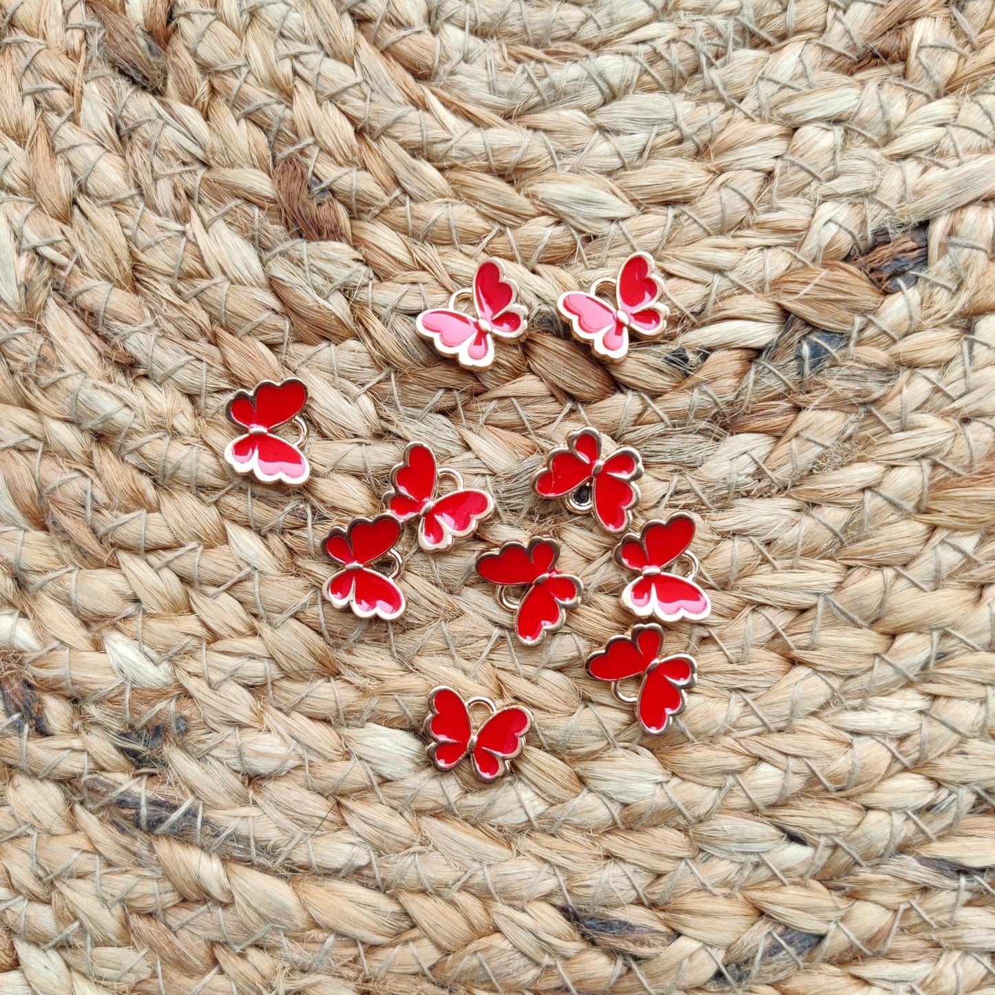 Butter Fly Metal Charm