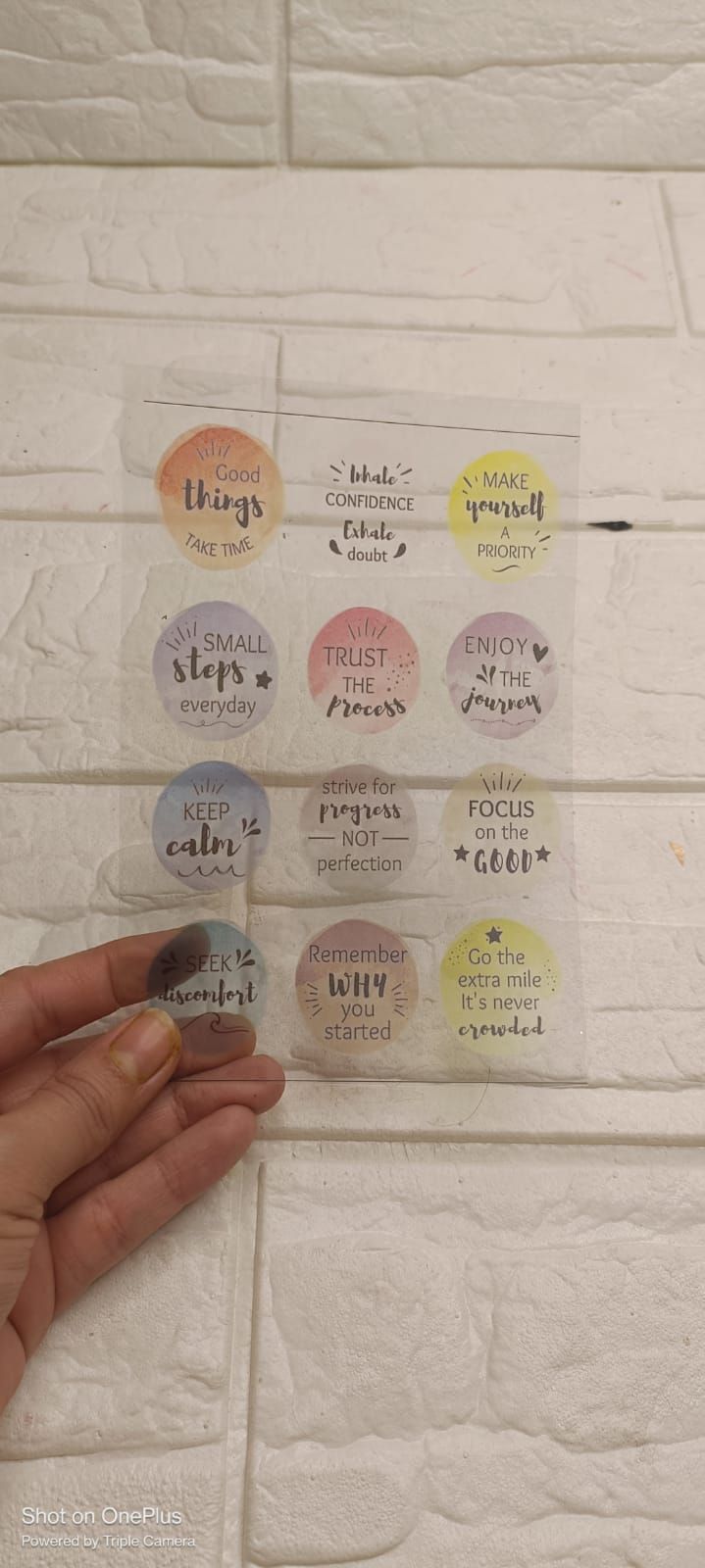 A6 Good Things Insert Sheet