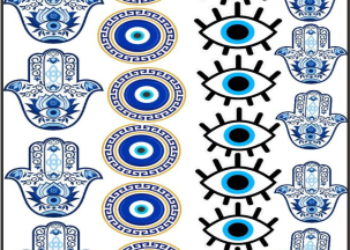 Sticker Sheet SS12 evil eye .pack of 10