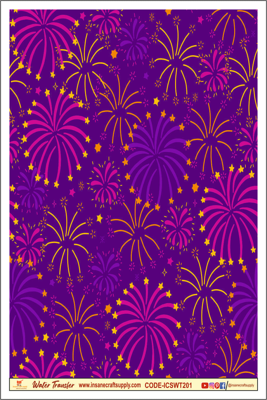 Water Transfer Sheet 201