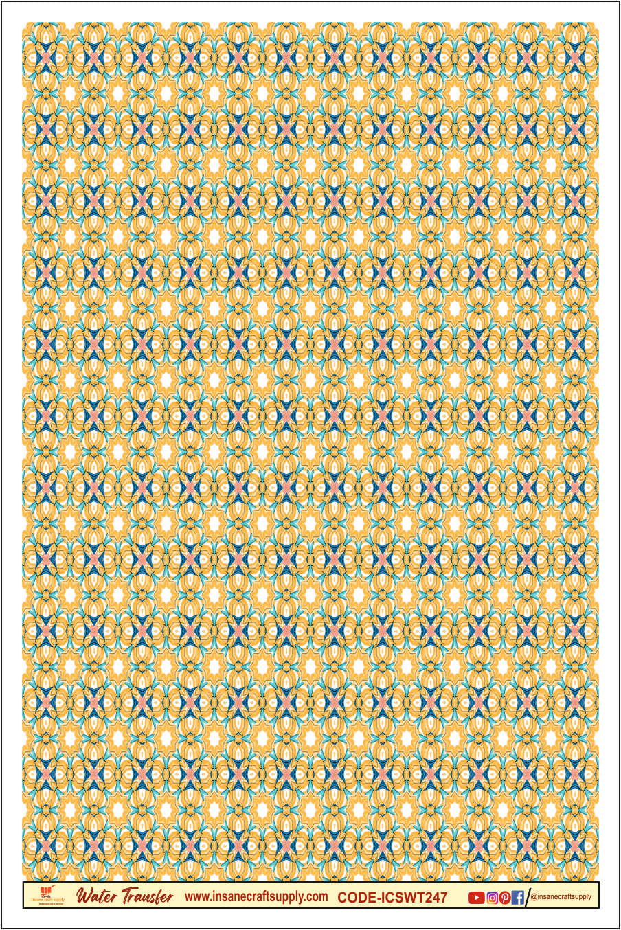 Water Transfer Sheet 247