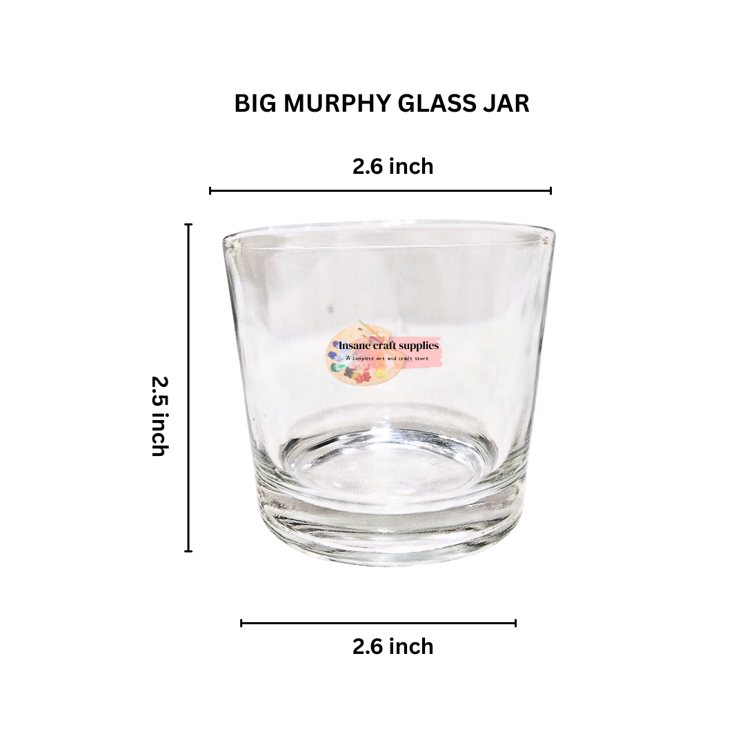 Premium Big Murphy Glass Jar set of 6