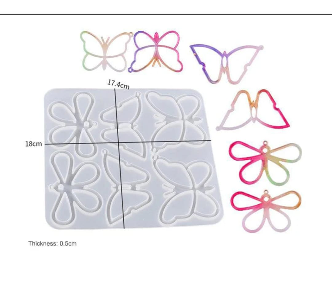 6 CAVITY BUTTERFLY MOULD
resin mould
silicon mould
resin silicon mould
wholesale resin mould