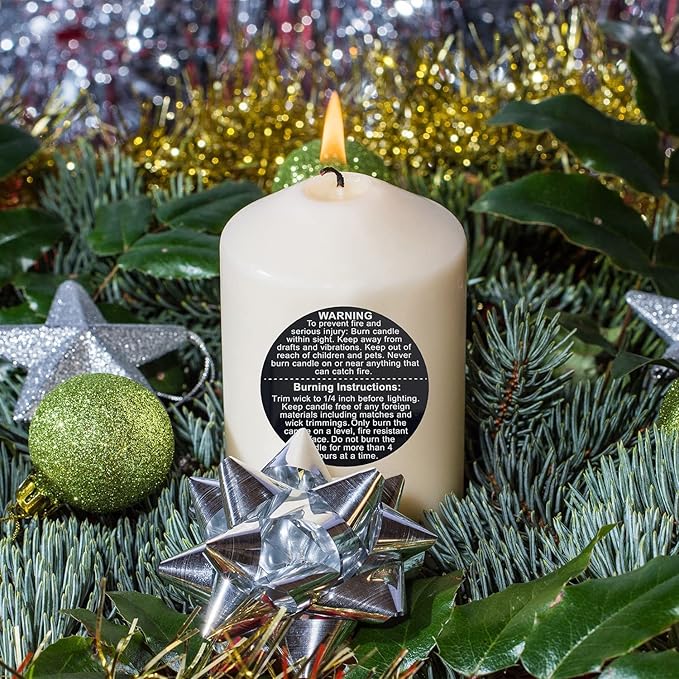 Warning Sticker Sheet Black Pre-cut