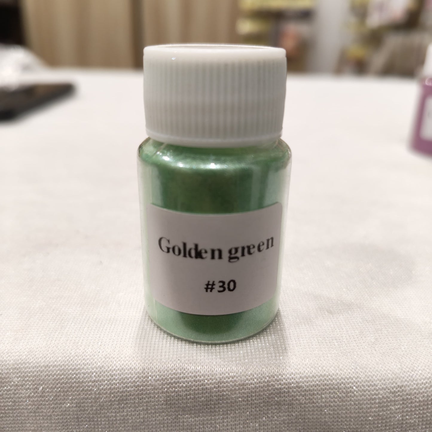 Golden Green Mica Powder #30
mica powder