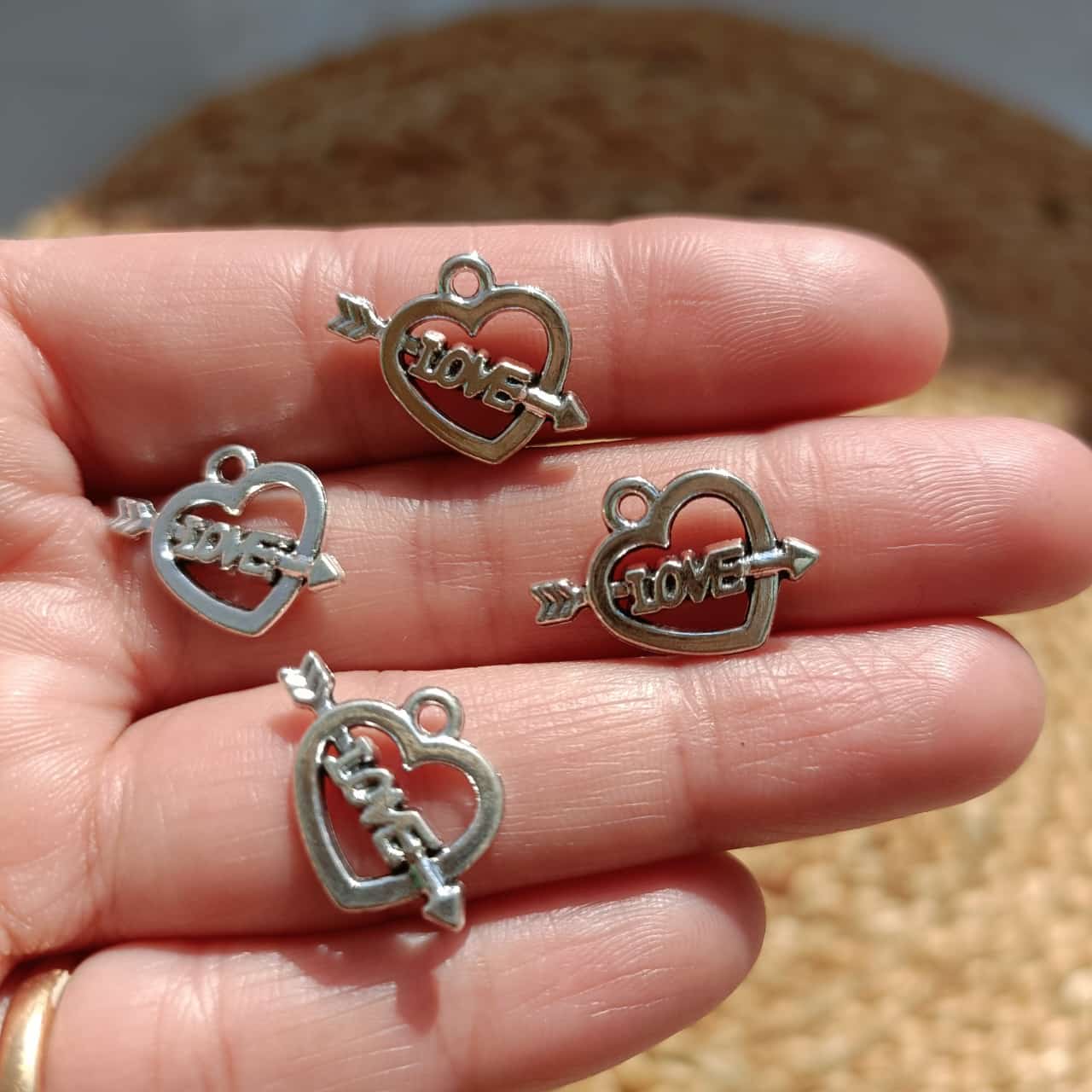 Heart Love Metal Charm
metal charm