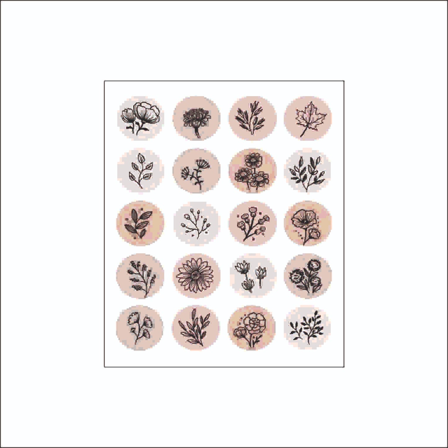 Sticker Sheet D54 A4