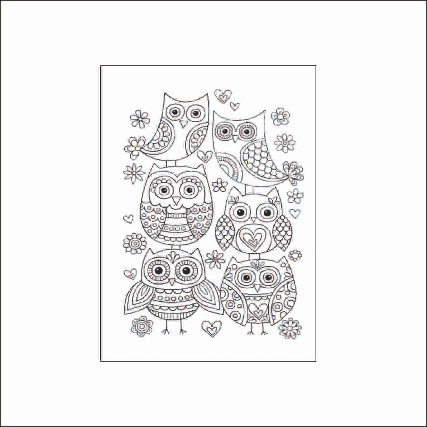 Sticker Sheet D56 size A4