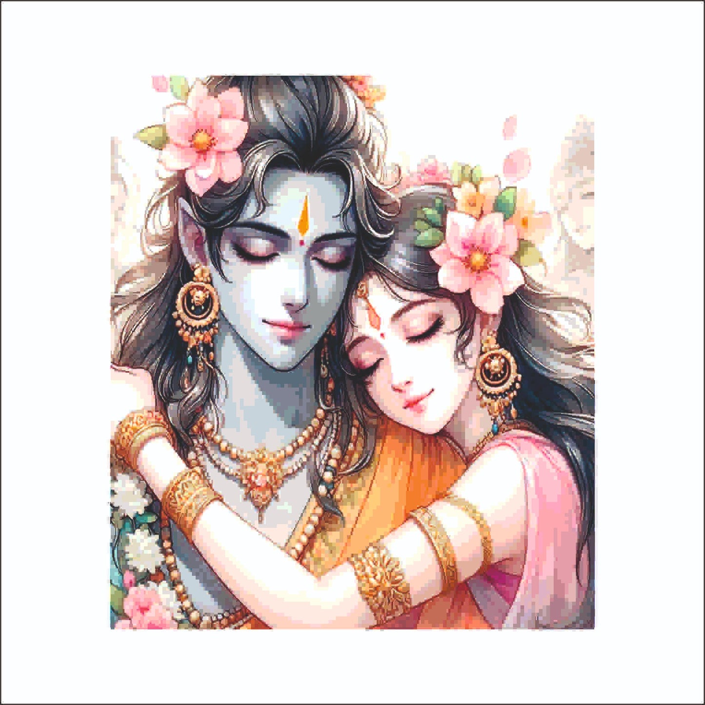 Sticker Sheet D58 pack of 10 pcs