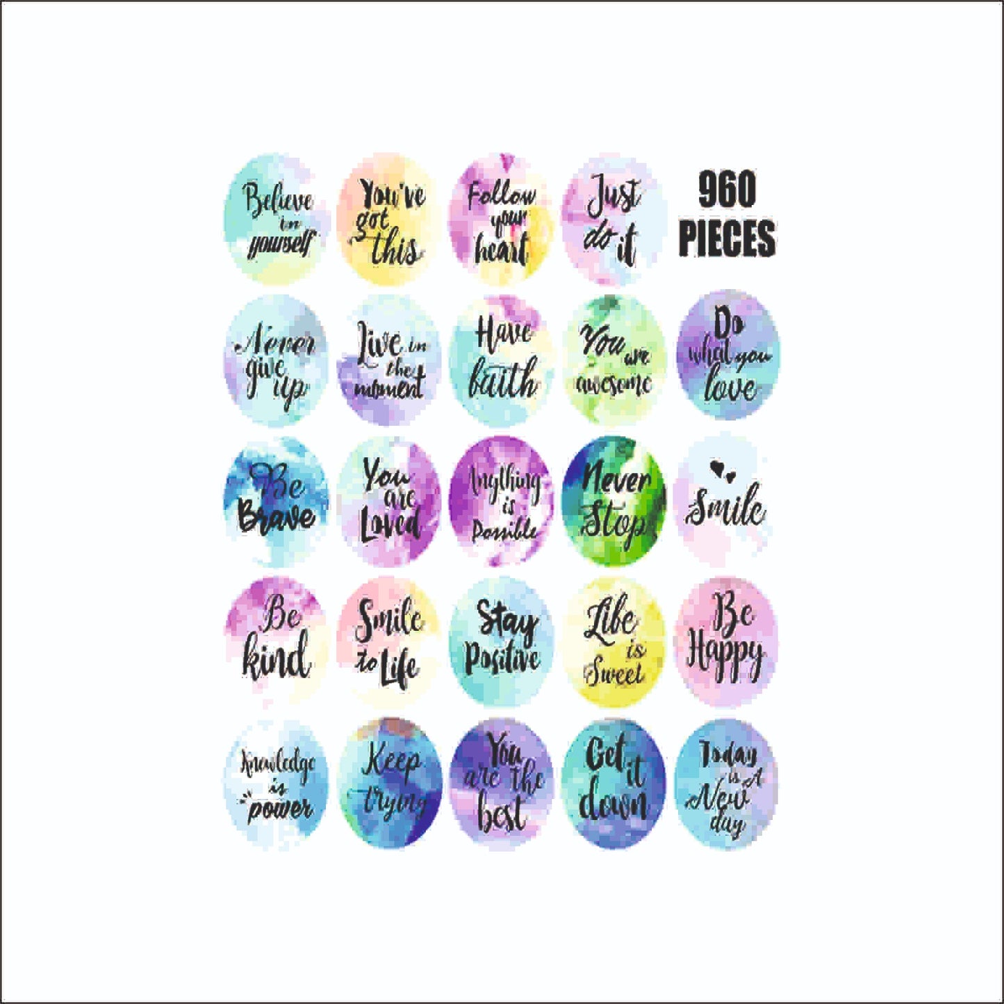 Sticker Sheet D63 size A4