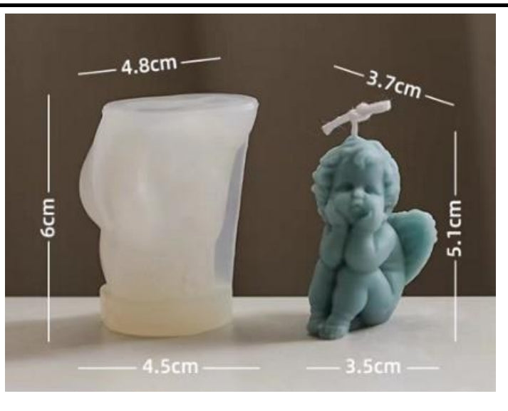Angel Candle Mould DYF6979