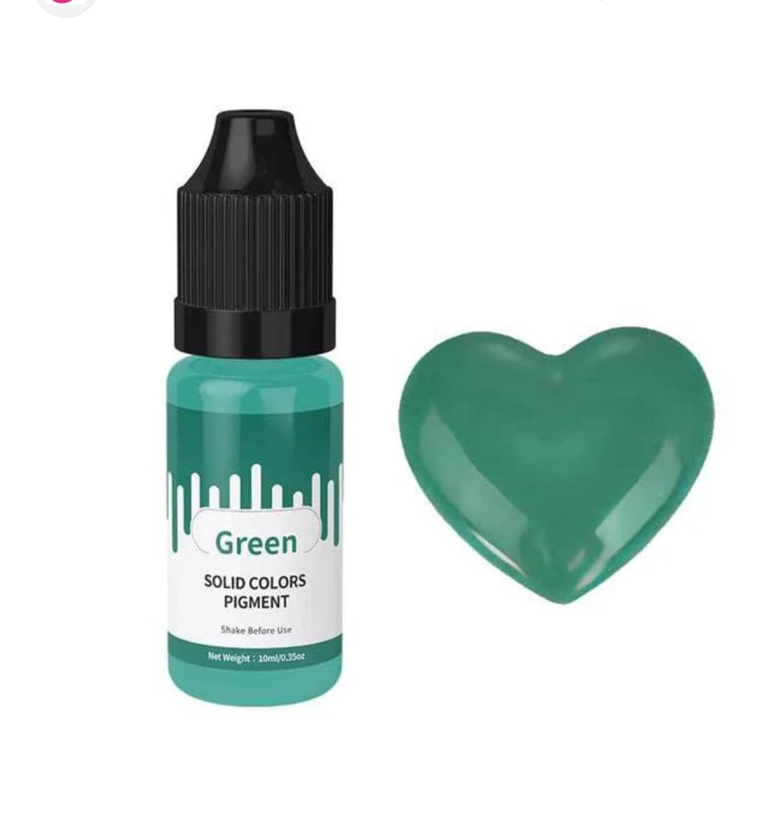 Candle colour liquid pigment Green