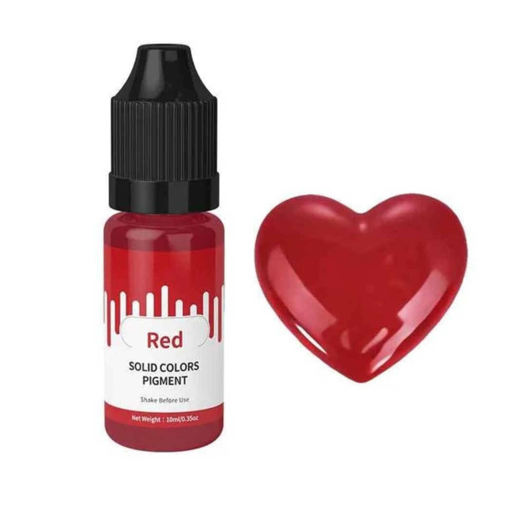 Candle liquid pigment Red