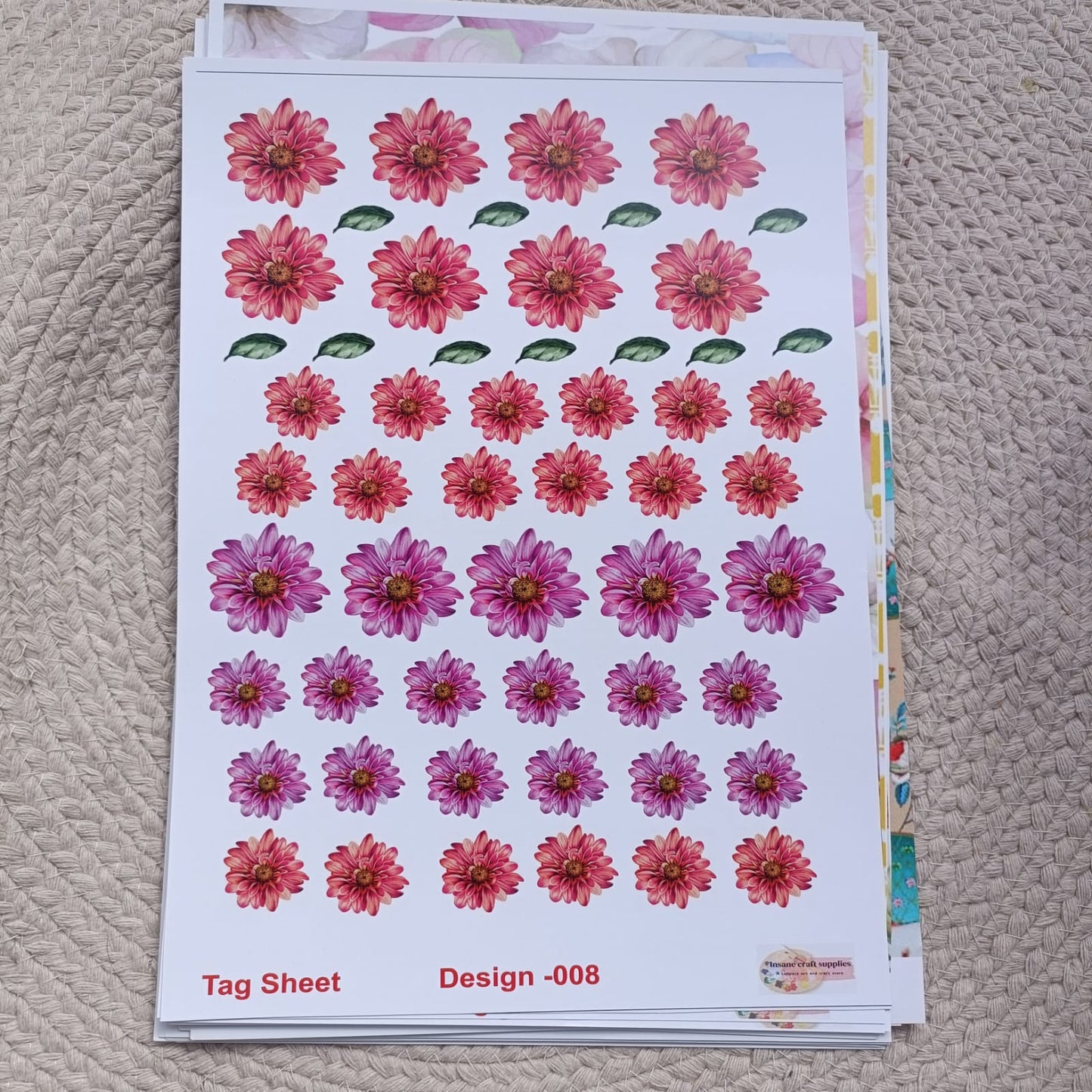 tag sheet for envelope
paper craft material
insane craft supplies
wholesale resin art material