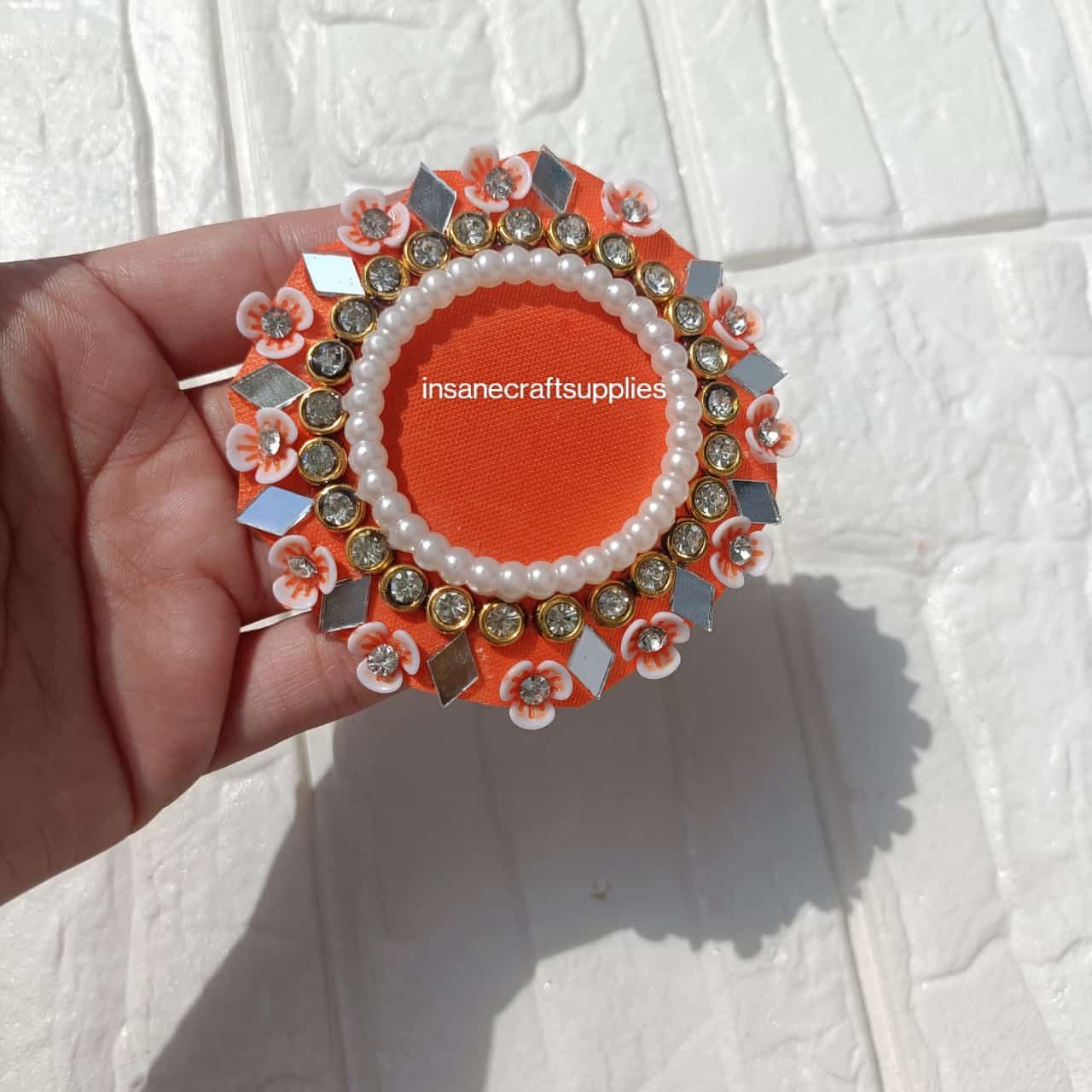 Tea Light Patch Orange Color