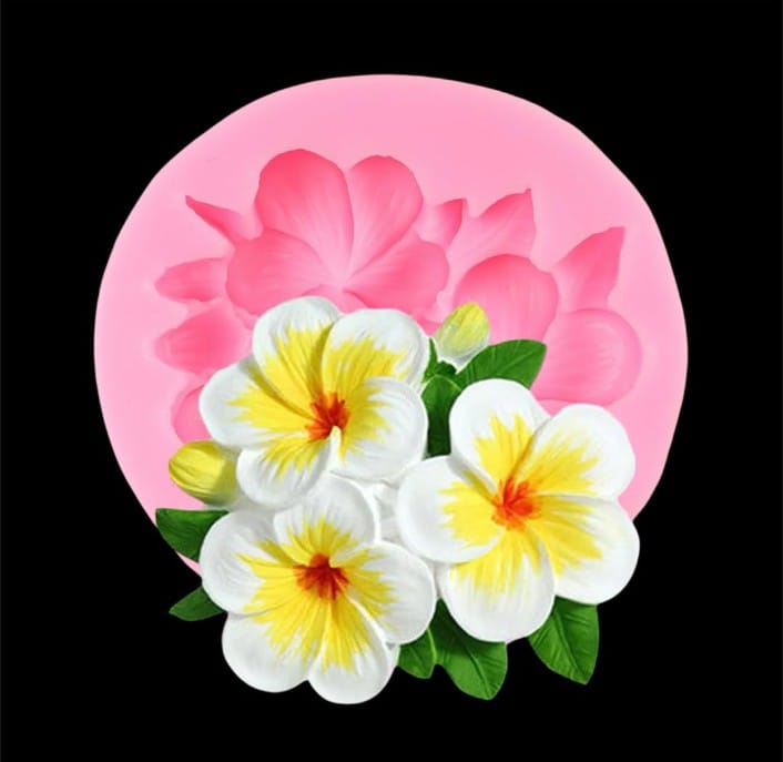 3 Cavity Flower Mould