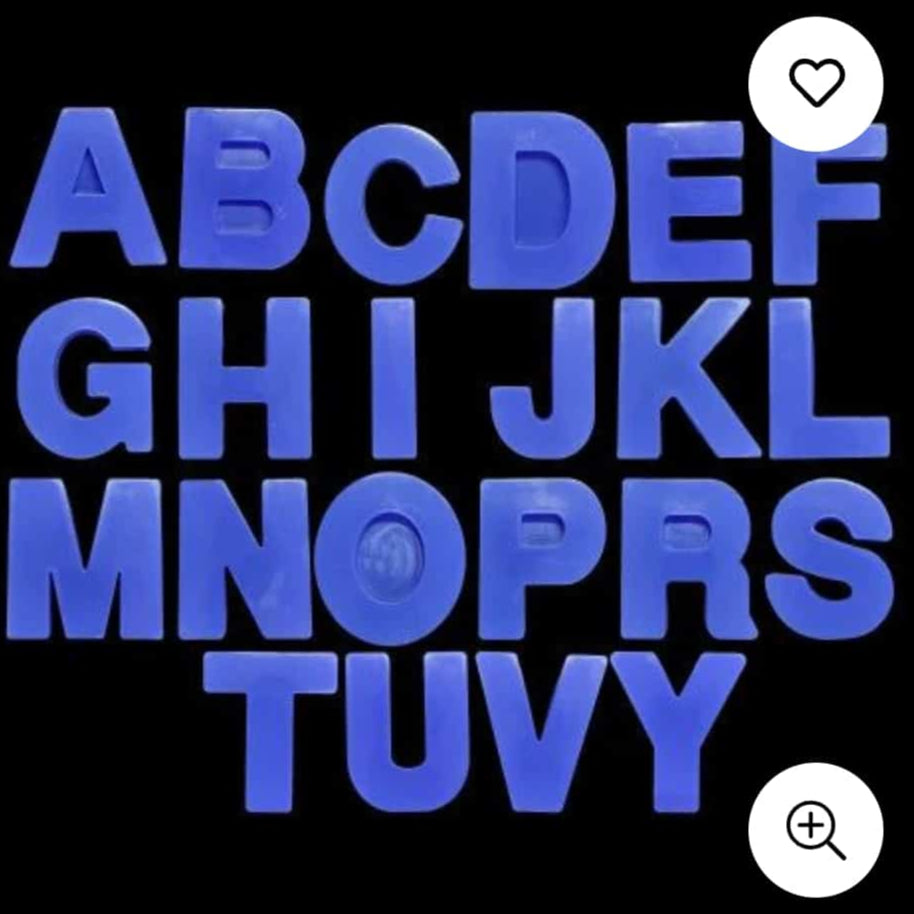 alphabet mould
resin mould
silicon mould
resin silicon mould