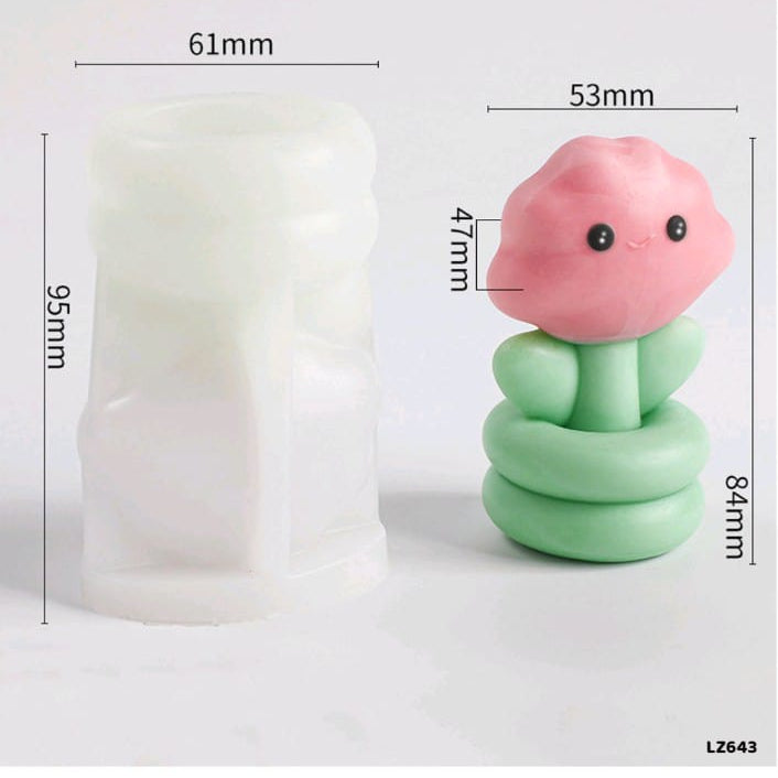 Pillar Candle Mould LZ643 Heavy Quality