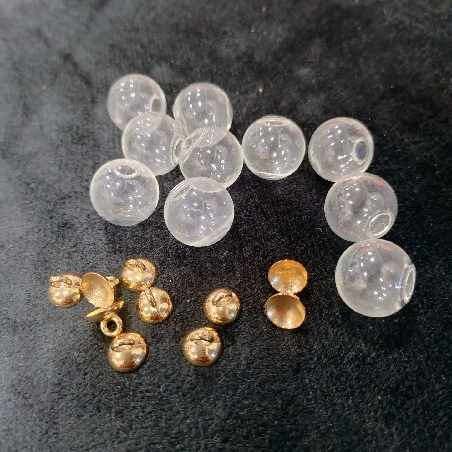 Glass Ball Earings Big 5 Pairs