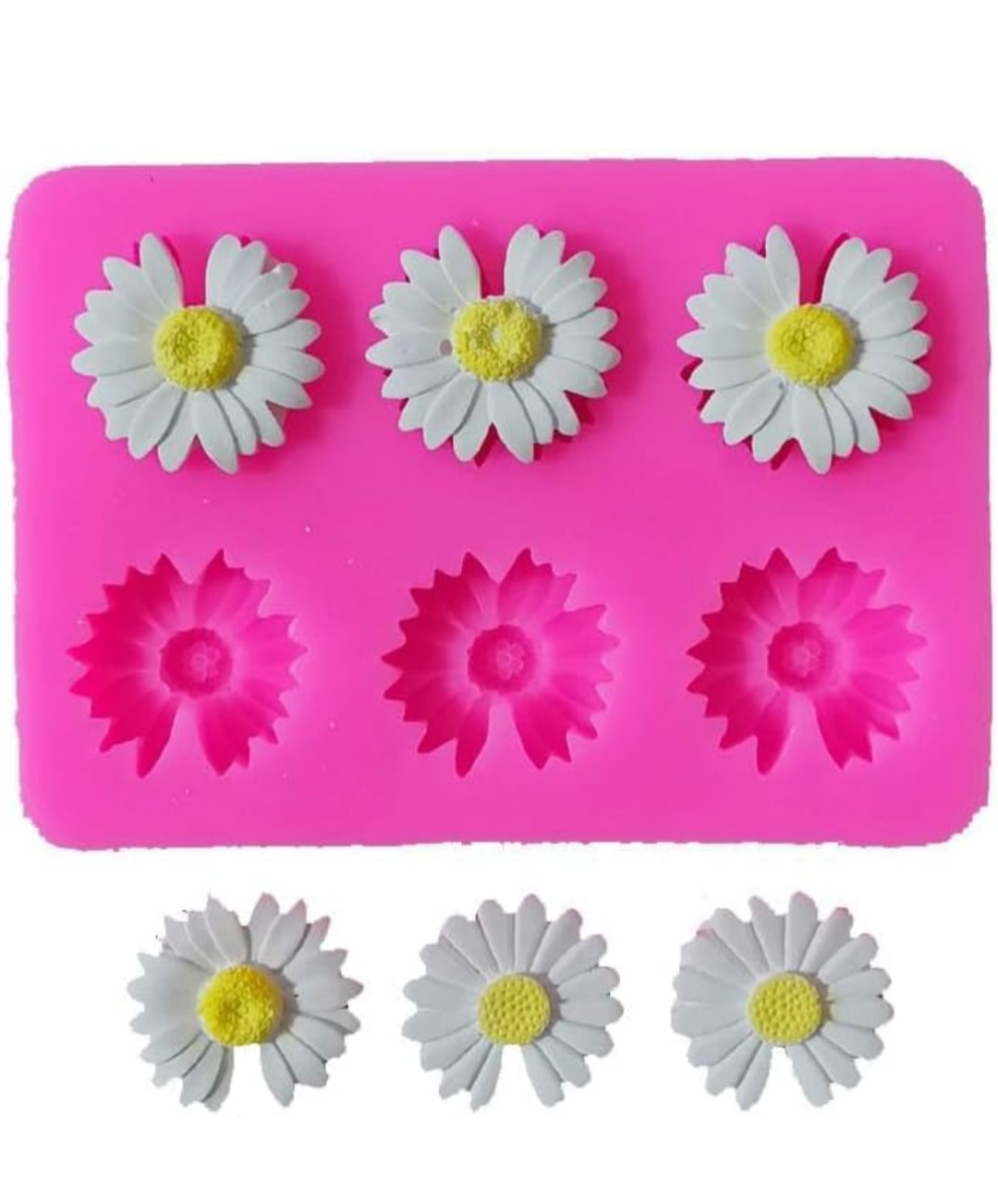 Daisy Silicon Candle Mould