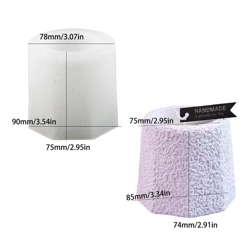 Octagonal Candle Cup Mould SM0934