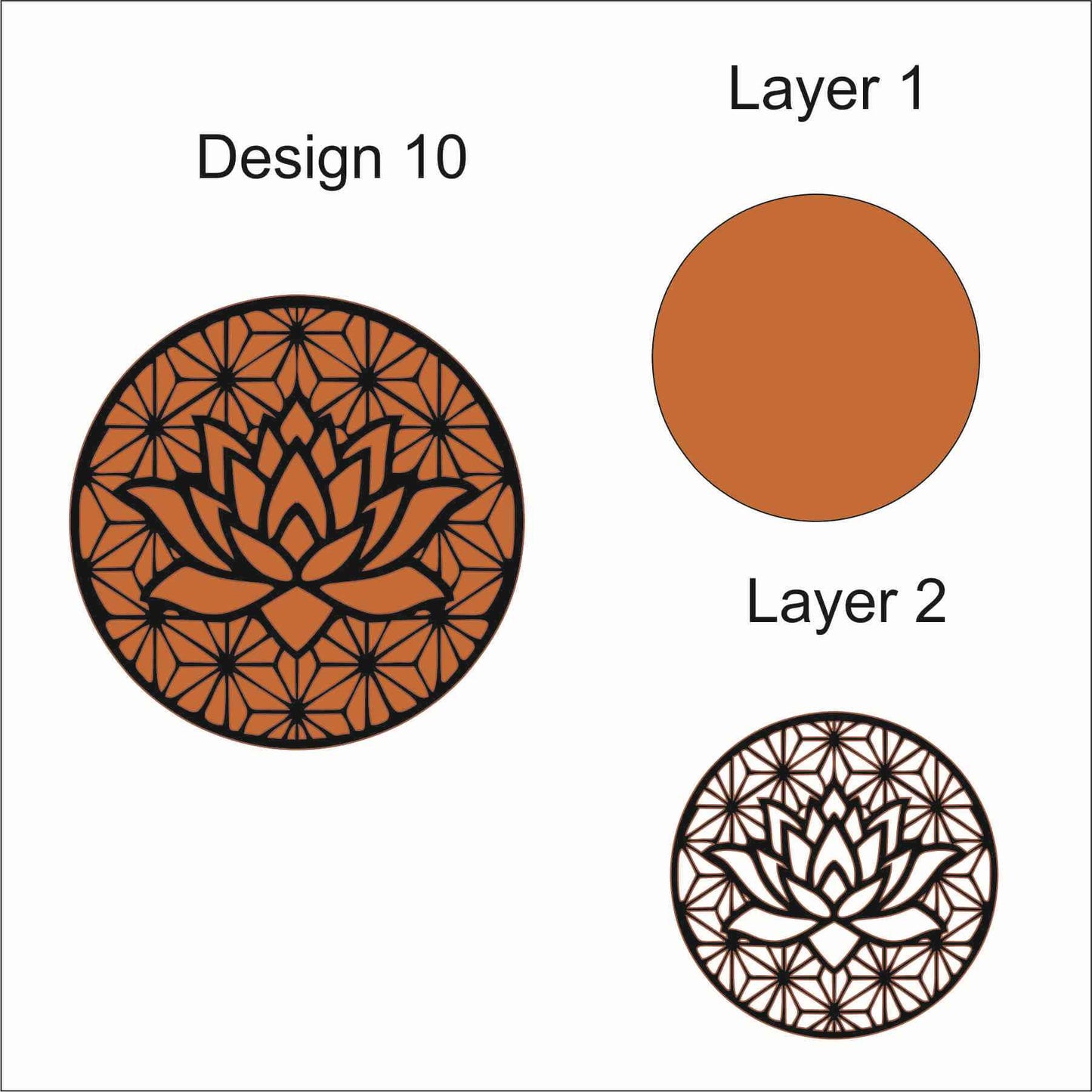 MDF Rangoli Design 10