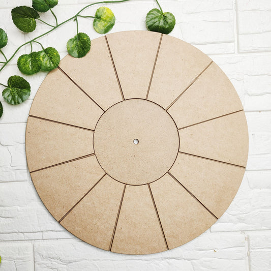 Paneled MDF Clock