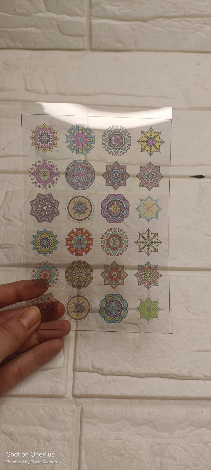 Mandala Insert Sheet