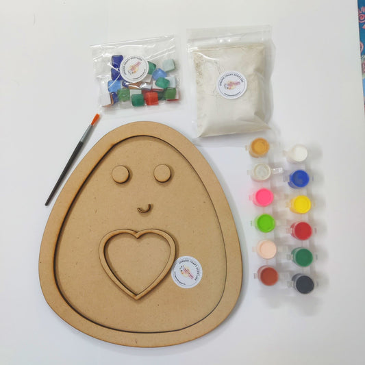 Egg Shape Mosaic Art Kit