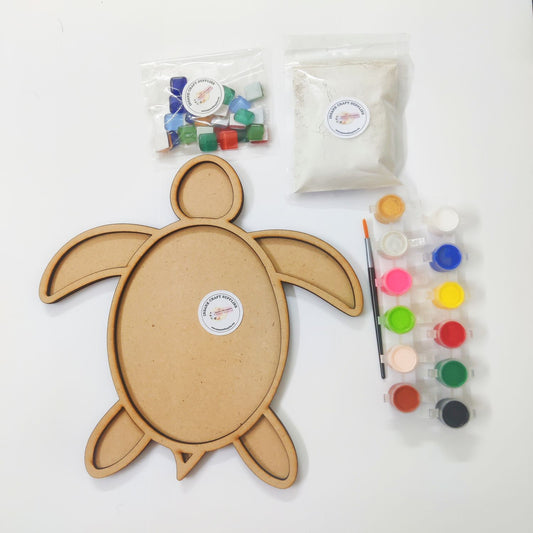 Turtle Shape Mosaic Art Kit