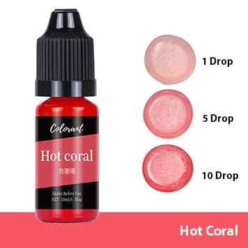 Hot Coral Candle/Soap Colour