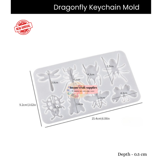Dragonfly keychain Mould