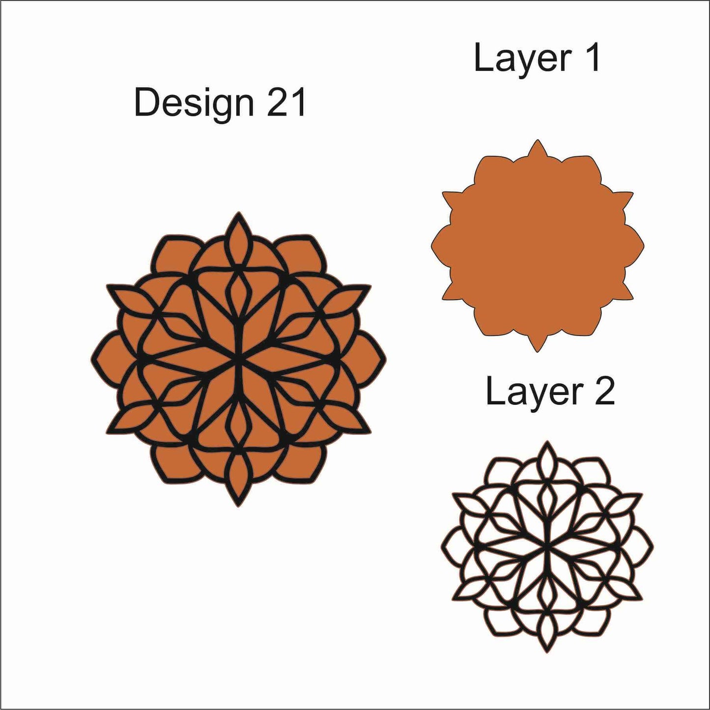 MDF Rangoli Design 21