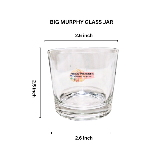 Premium Big Murphy Glass Jar set of 6