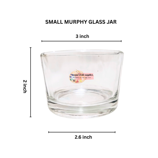Premium Small Murphy Glass Jar set of 6
