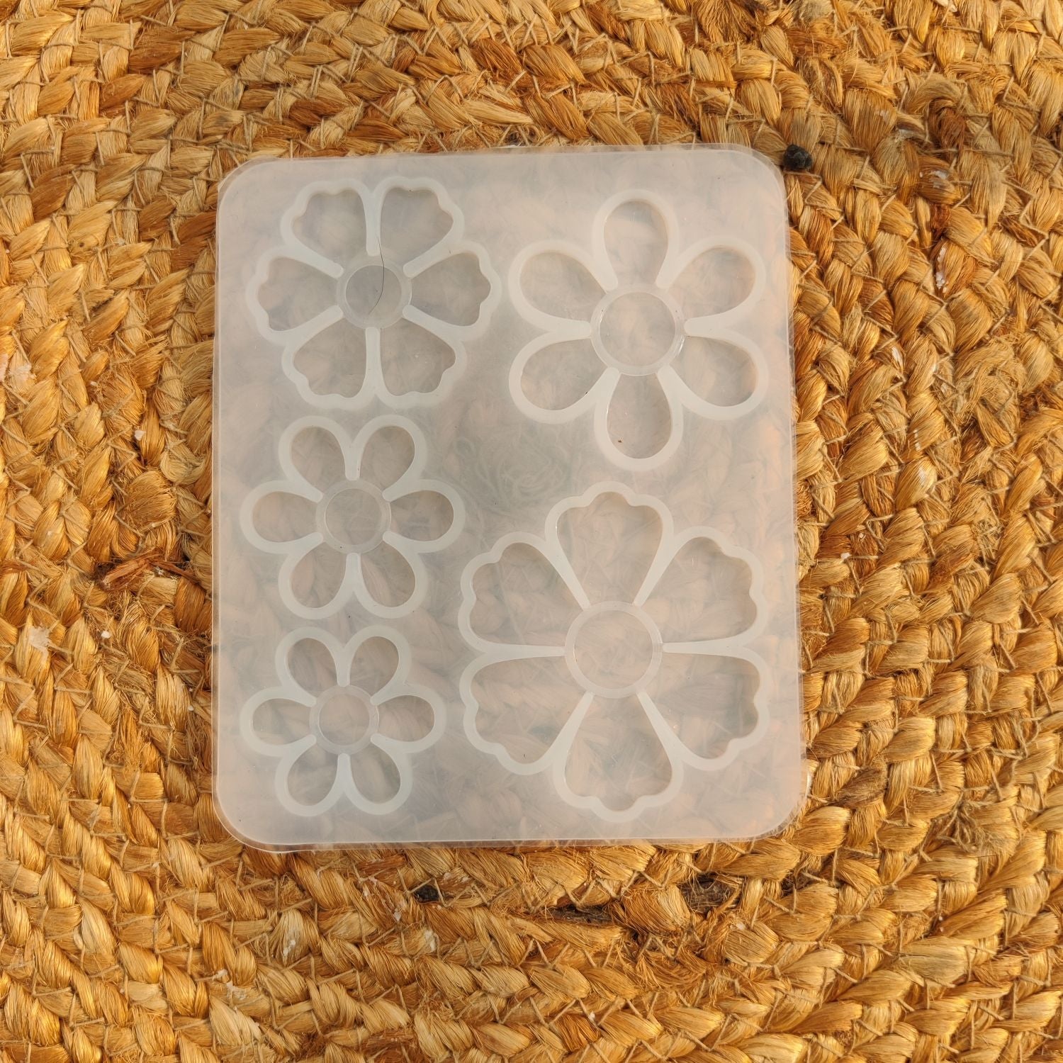 Flower resin silicon mould 