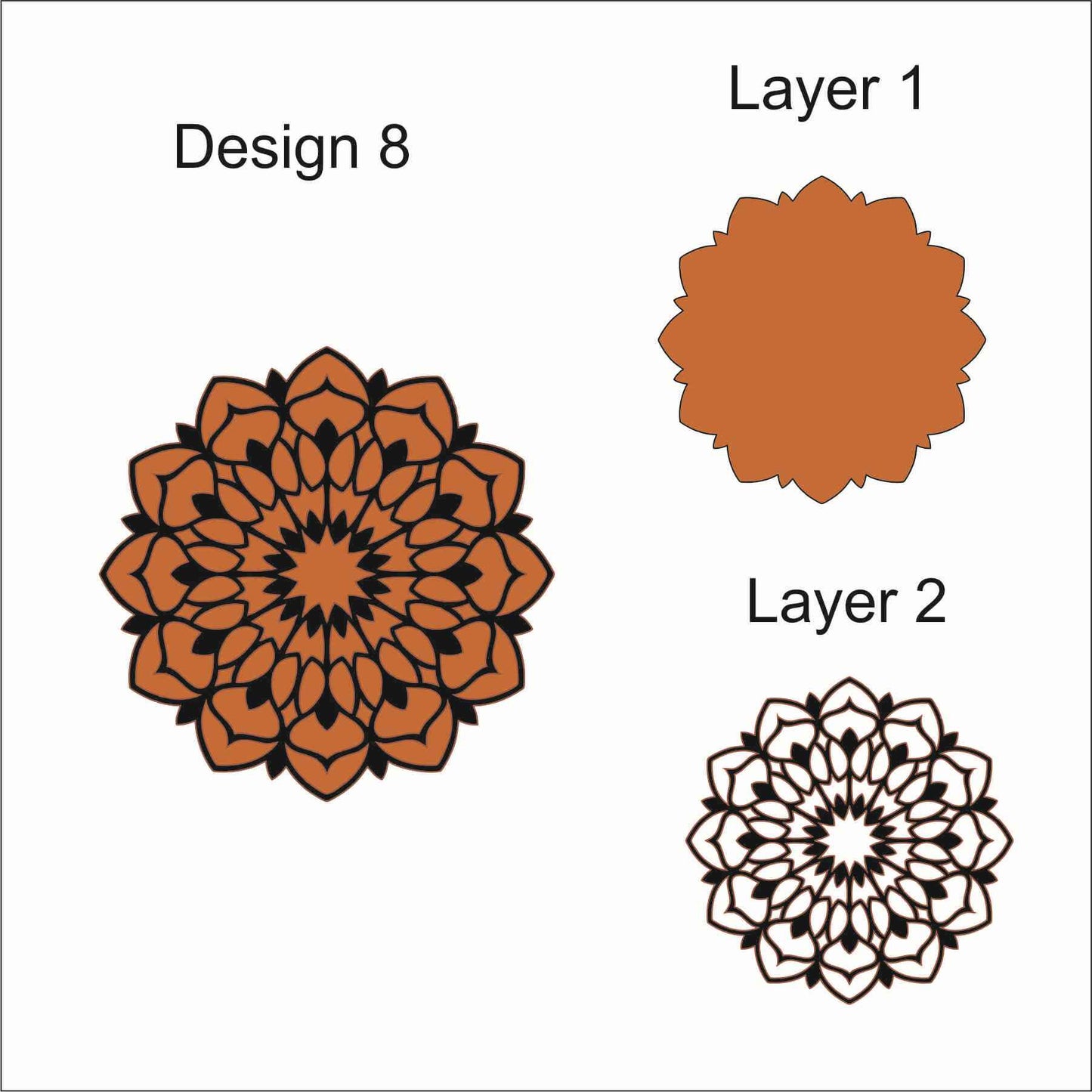 MDF Rangoli Design 8