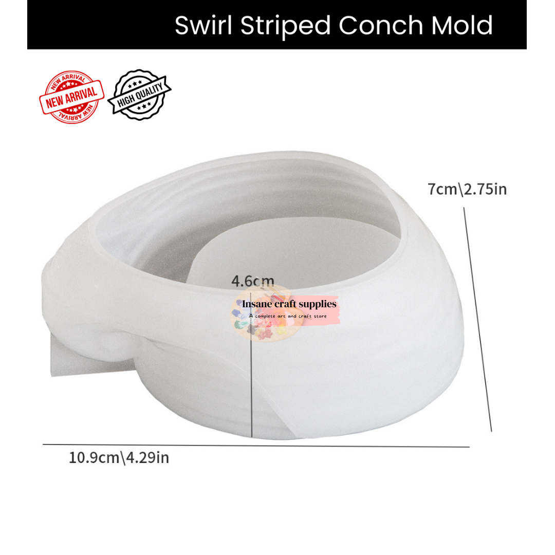 Swirl Striped Shell Mould
