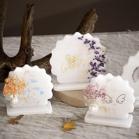 6 Cavity Resin Photo Frame Mold with Stand