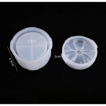 Bow Round Storage Box Mould 86218
