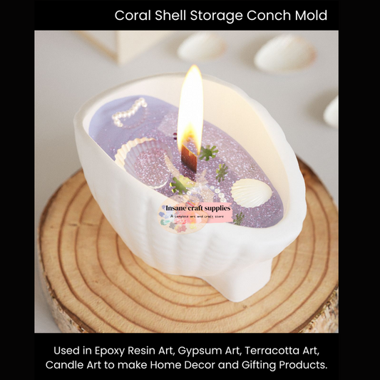 Coral Shell candle Mould