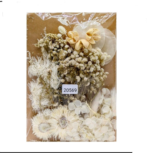 Dry Flower Card white