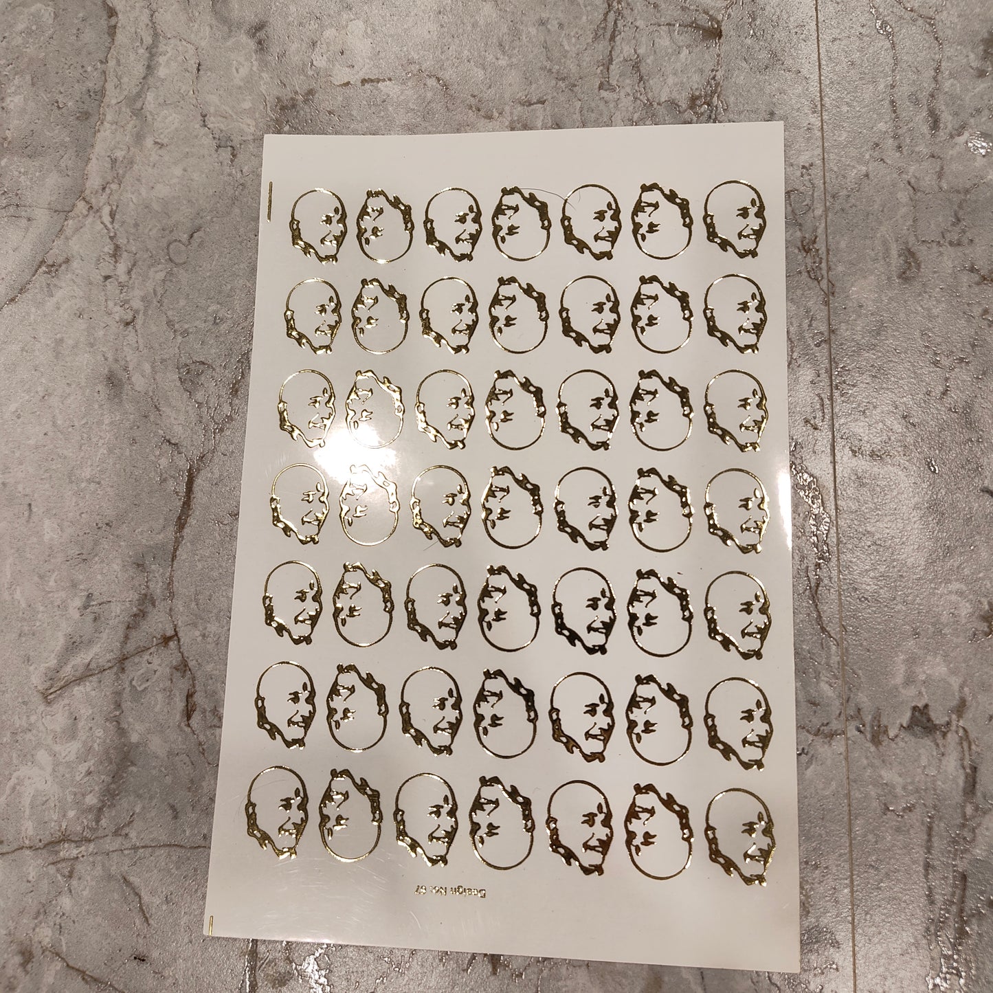 Embossed Sticker  Sheet 
embossed sticker sheet for resin
golden sheet for resin
insane craft supplies