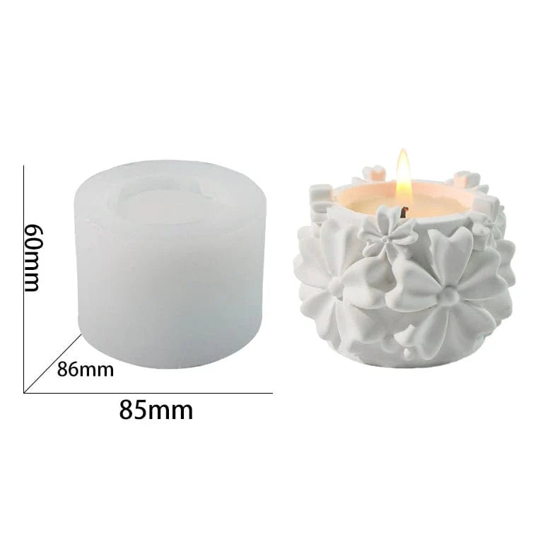 Five-Petal Candle T-light Holder Mould
concrete mould
candle mould
wholesale concrete mould
