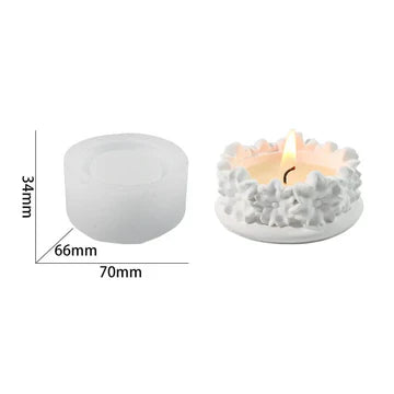 Flower-Edge Tealight Candle Holder Mould
concrete mould
insane craft supplies