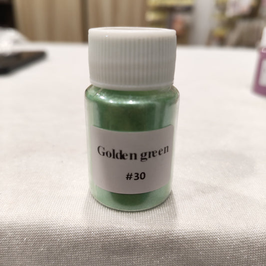 Golden Green Mica Powder #30
mica powder