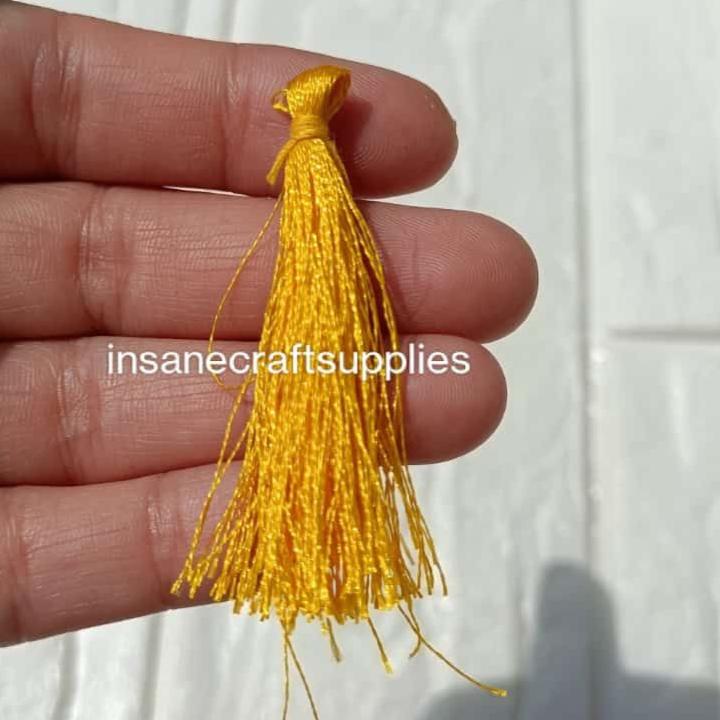 Golden Yellow Thread Tassels