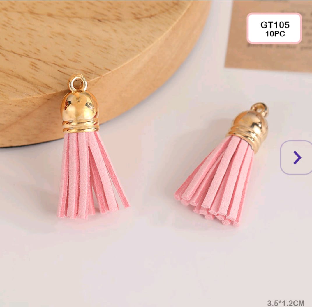 Tassels Dark Baby Pink