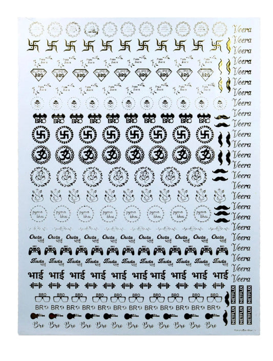 New Emboss Sticker D22