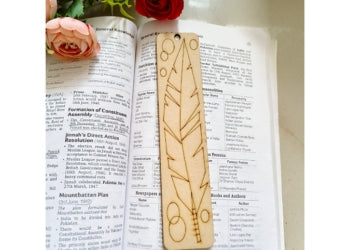 MDF Bookmark Leaf